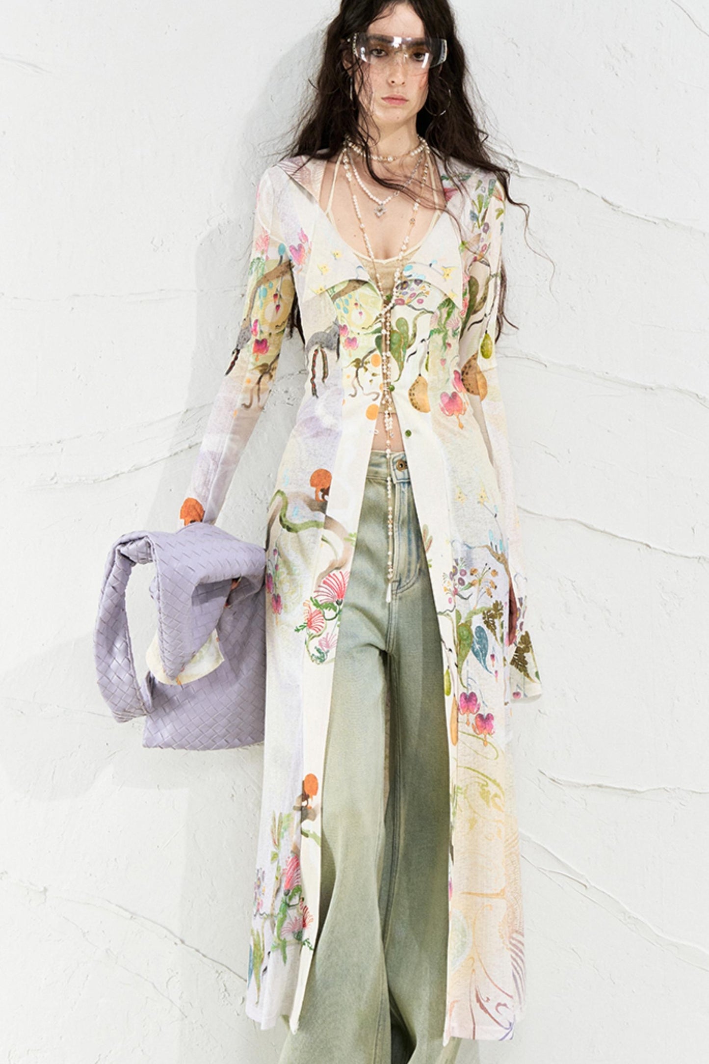 Fantasy Botanical Knit Shirt