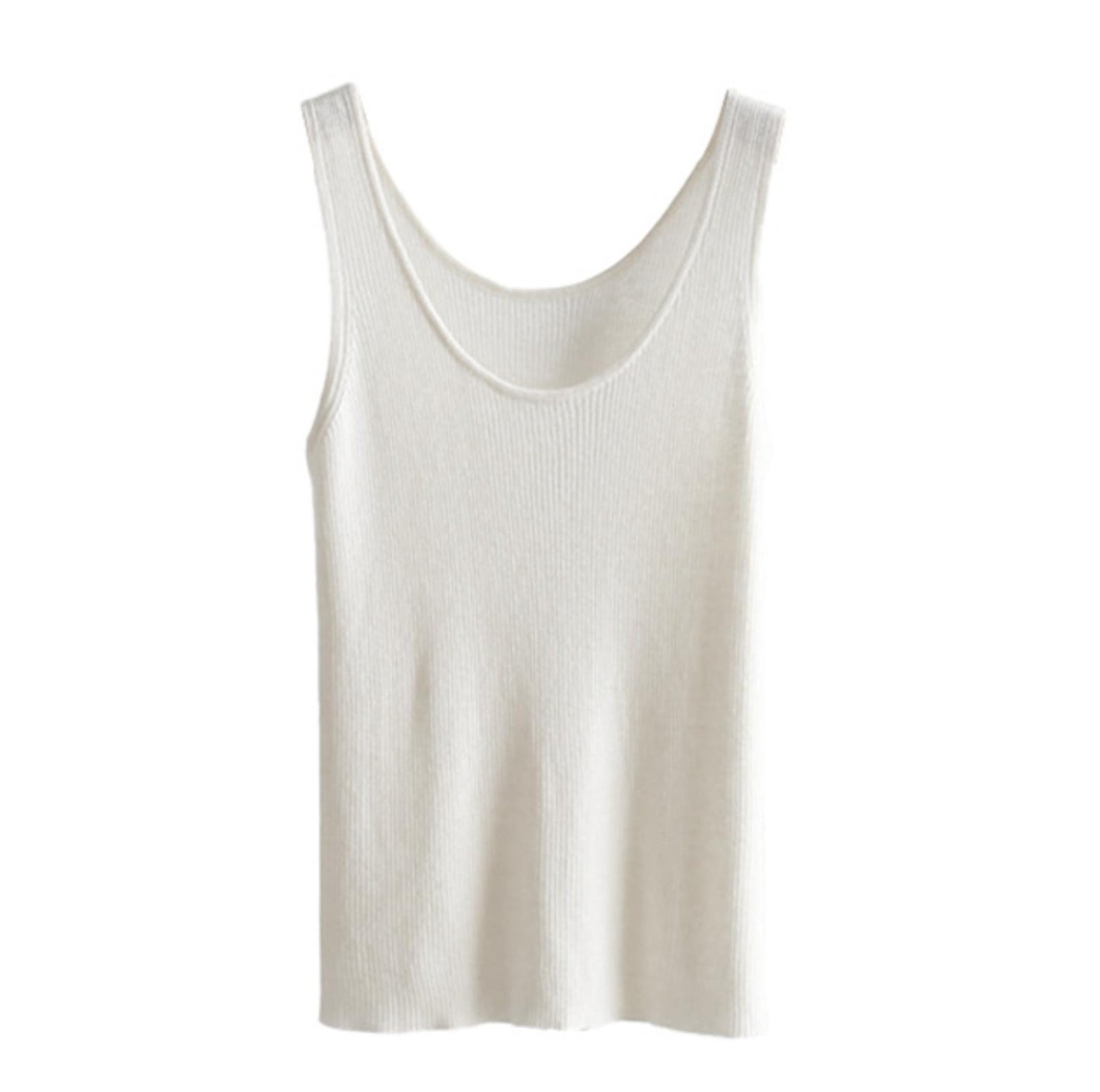 Soft Wool Knit Tank Top