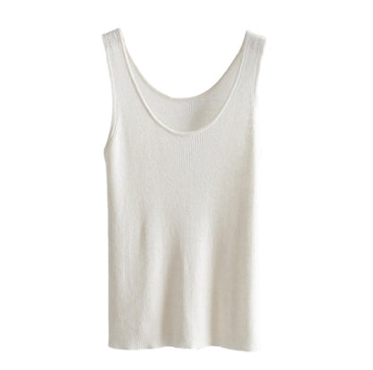Soft Wool Knit Tank Top