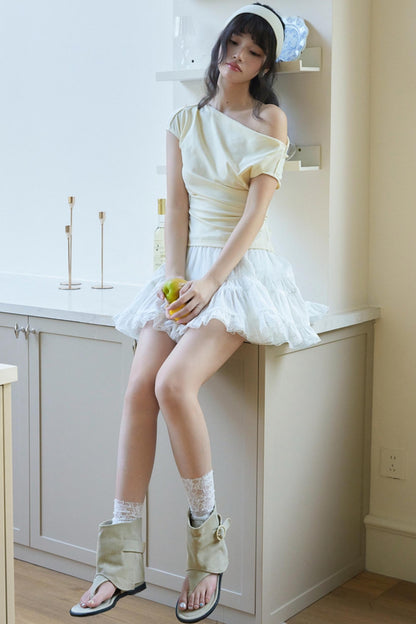 Pleated Summer T-Shirt