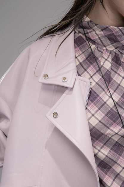 Dark Night Purple Plaid Fringe Dress