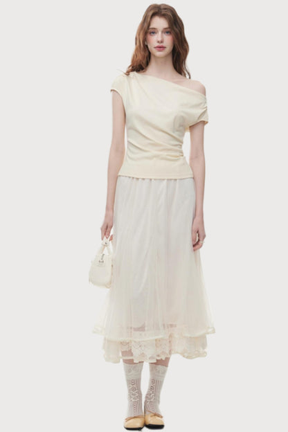 Pleated Summer T-Shirt