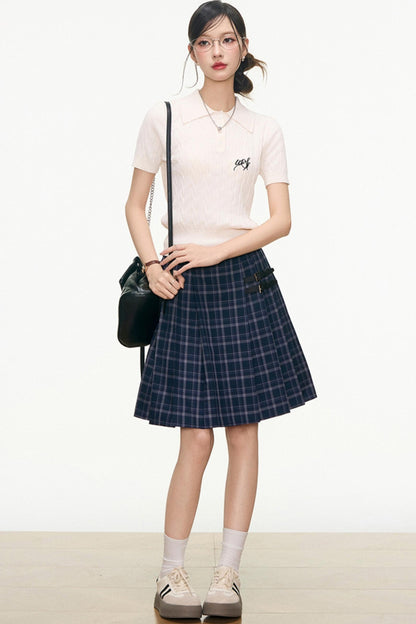 Chic Knit Skirt Set-Up