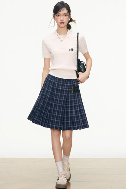 Chic Knit Skirt Set-Up