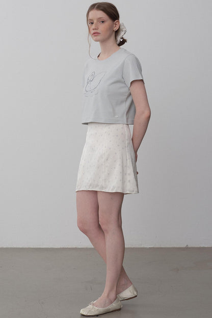 Hand-Painted Cotton Tee