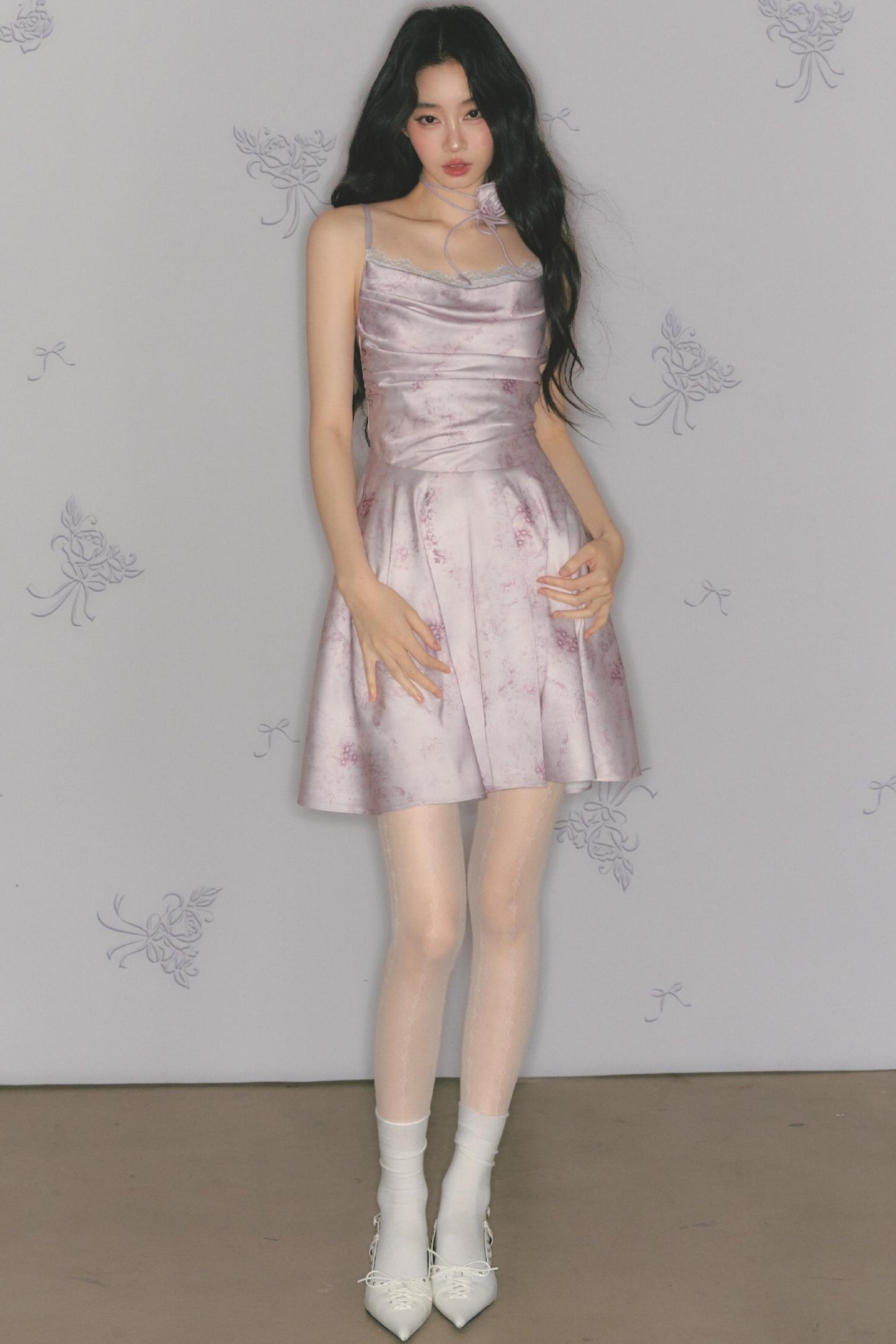 Pleated Waist Elegance Dress