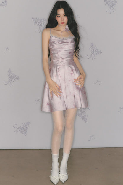 Pleated Waist Elegance Dress