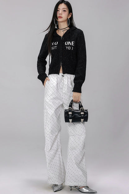 Vintage Knit Hooded Sweater