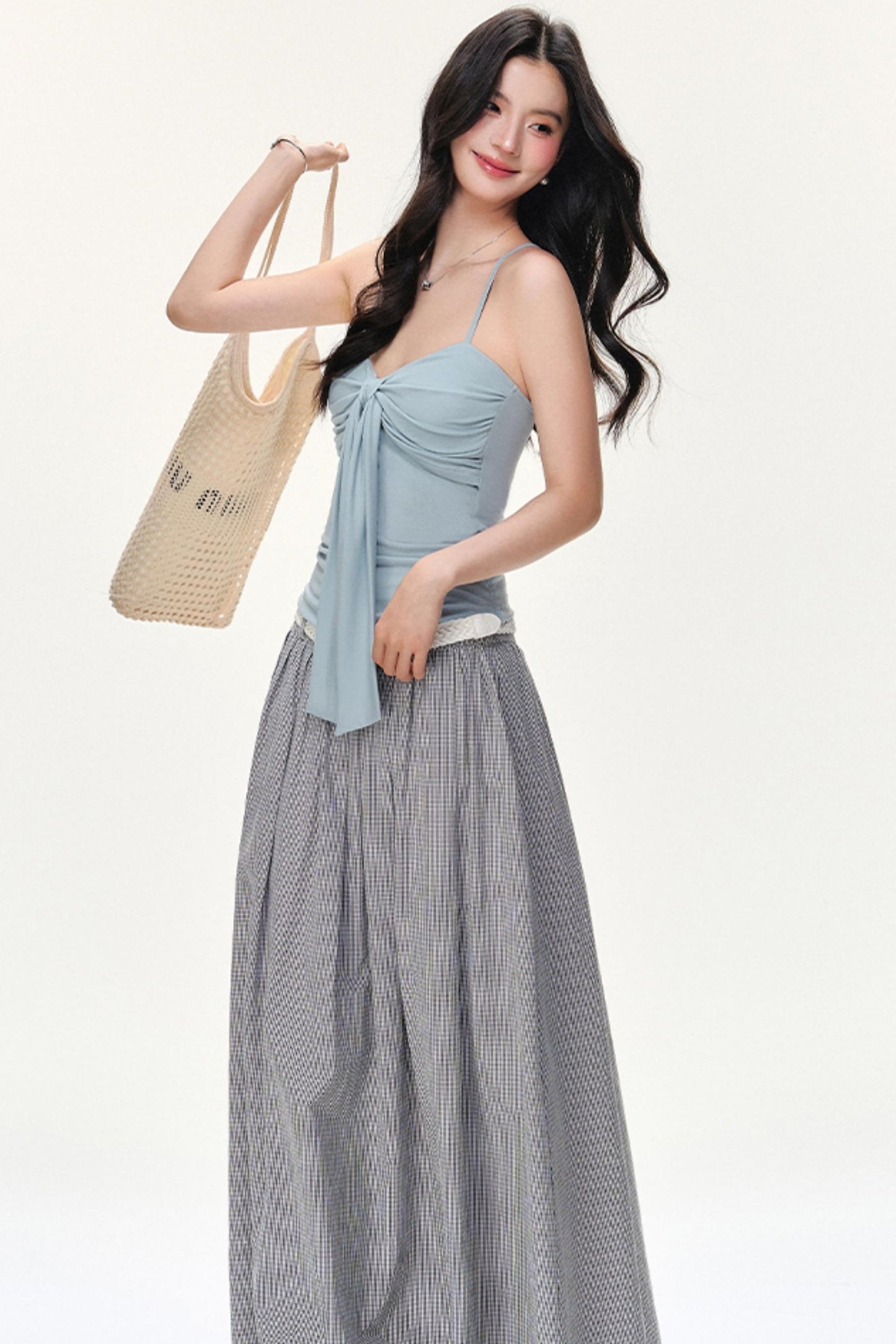 Flowy Solid Flare Skirt