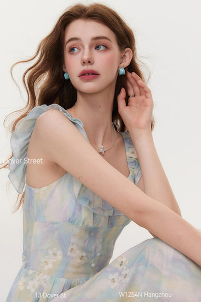 Summer Chiffon A-Line Dress