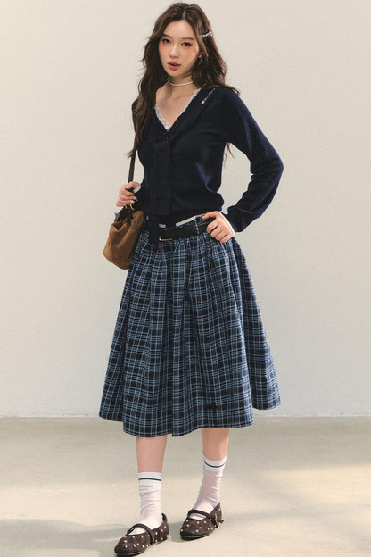 Luxe Patchwork Knit Sweater