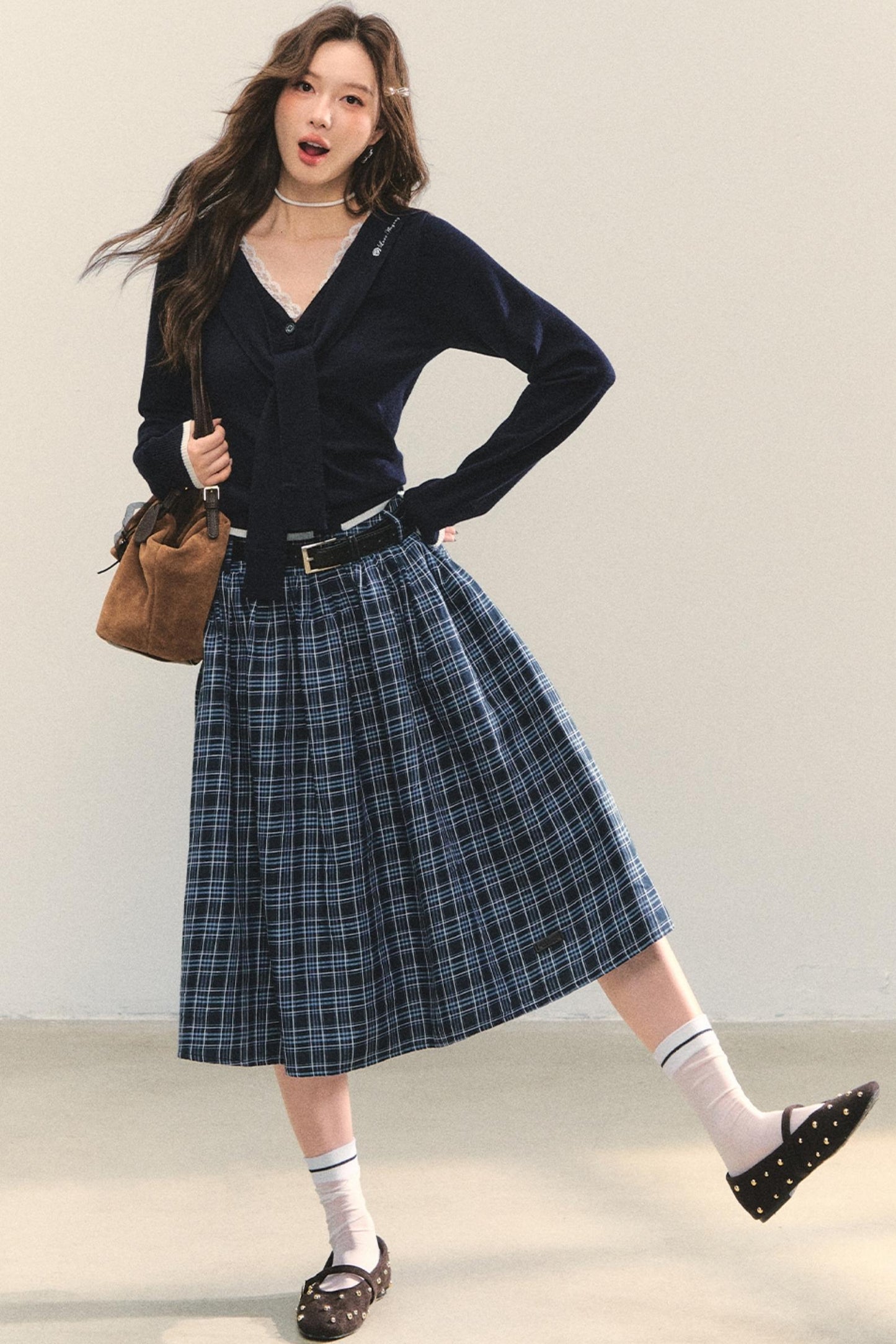 Luxe Patchwork Knit Sweater