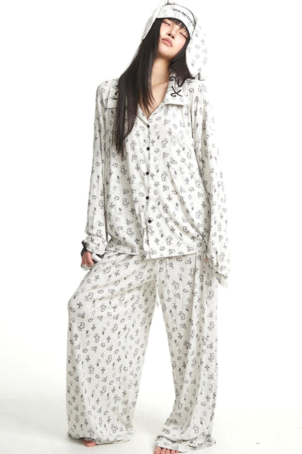 Long Sleeve Pajamas Set-Up