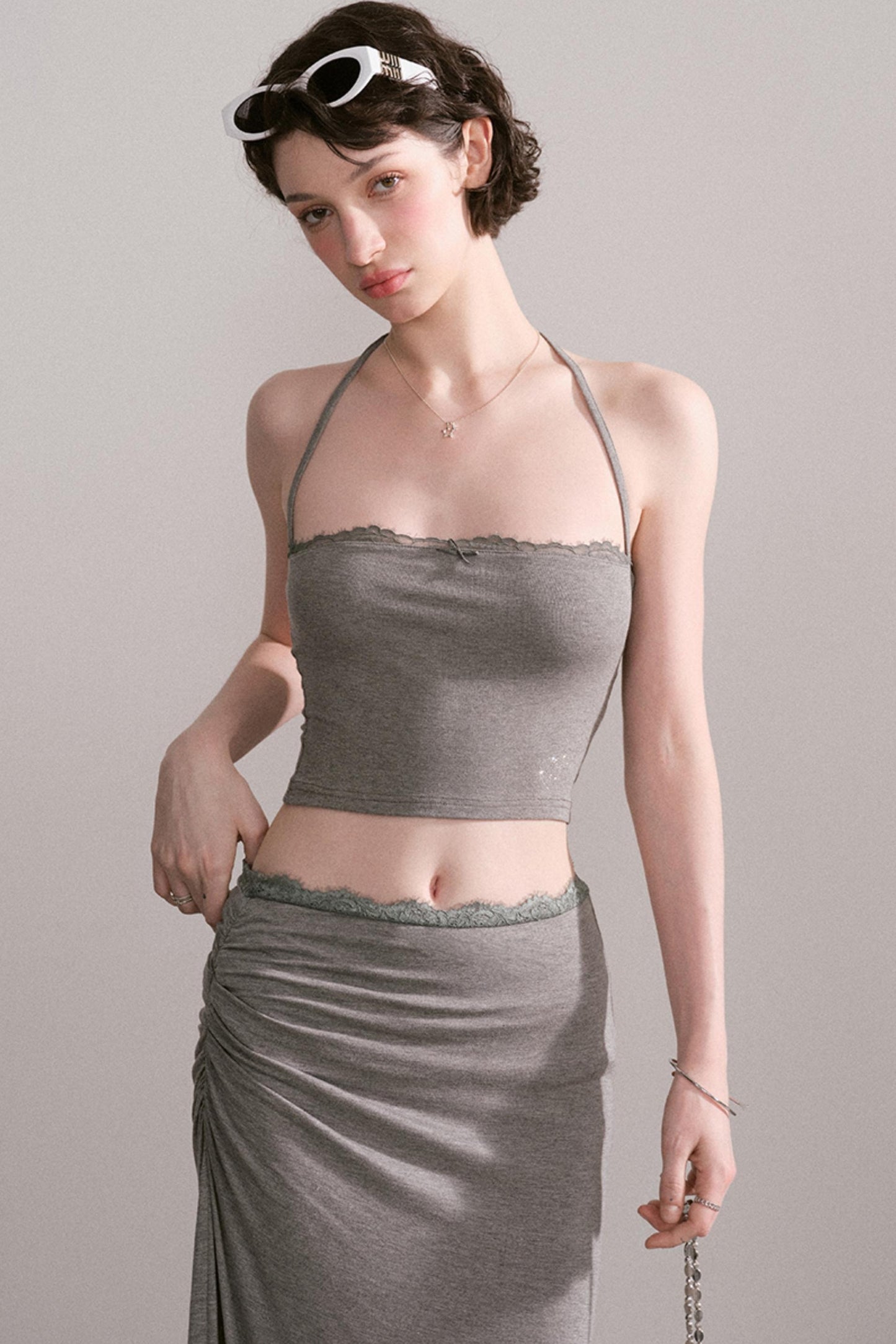 Summer Chic Two-Piece Halter Set-Up