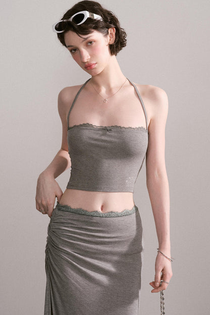 Summer Chic Two-Piece Halter Set-Up