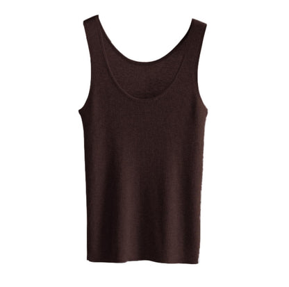 Soft Wool Knit Tank Top