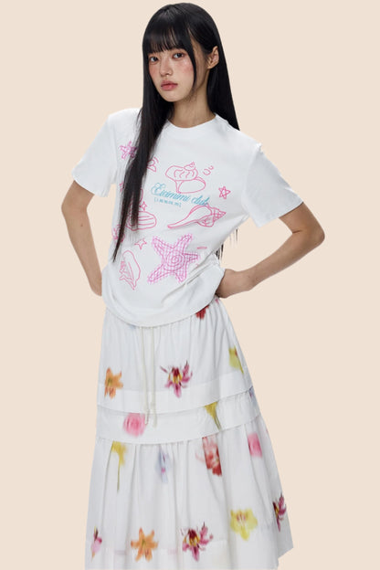 American Starfish Sweet Shoulder Tee