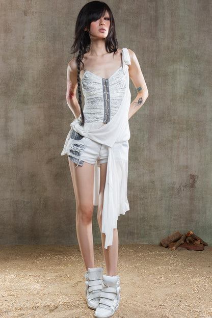 Denim Multi-Wear Shorts