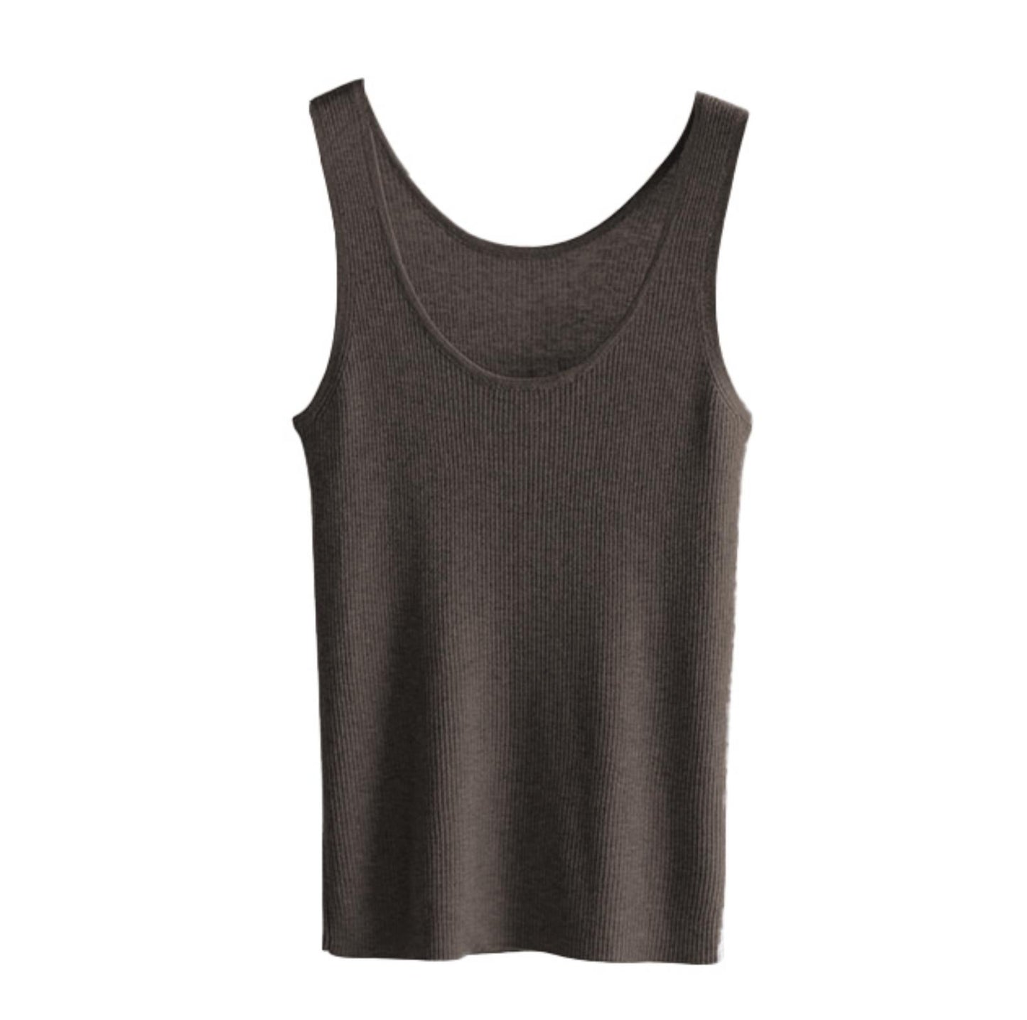 Soft Wool Knit Tank Top