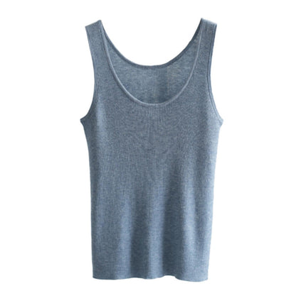 Soft Wool Knit Tank Top