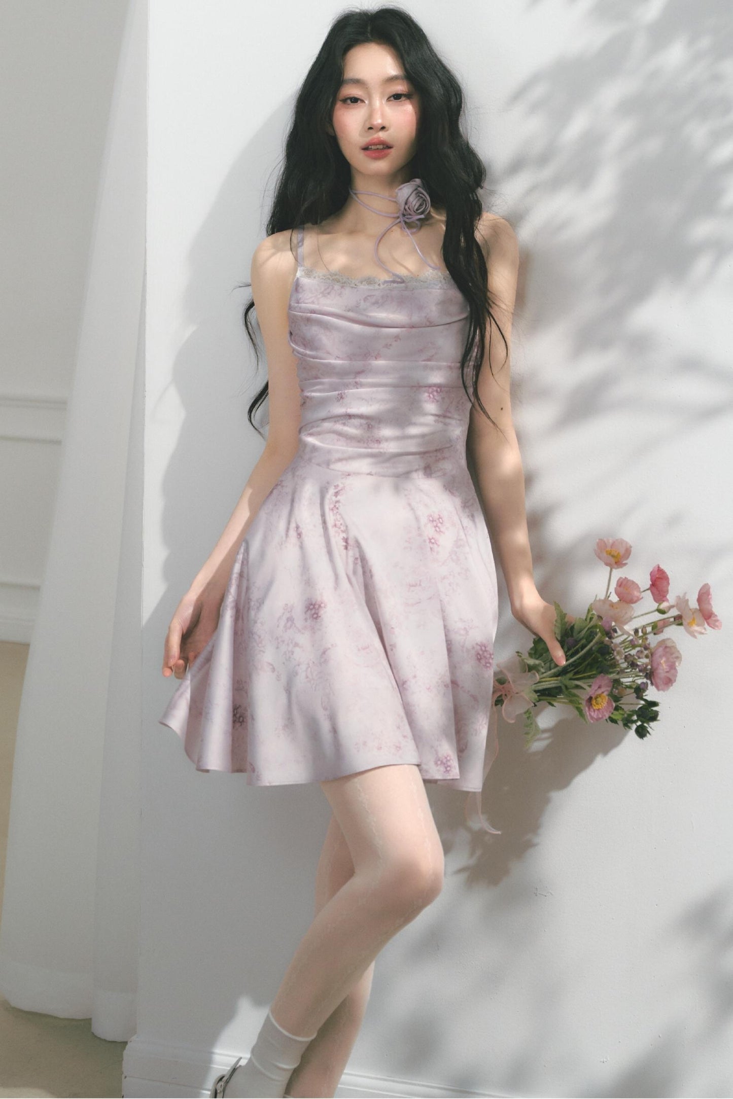 Pleated Waist Elegance Dress