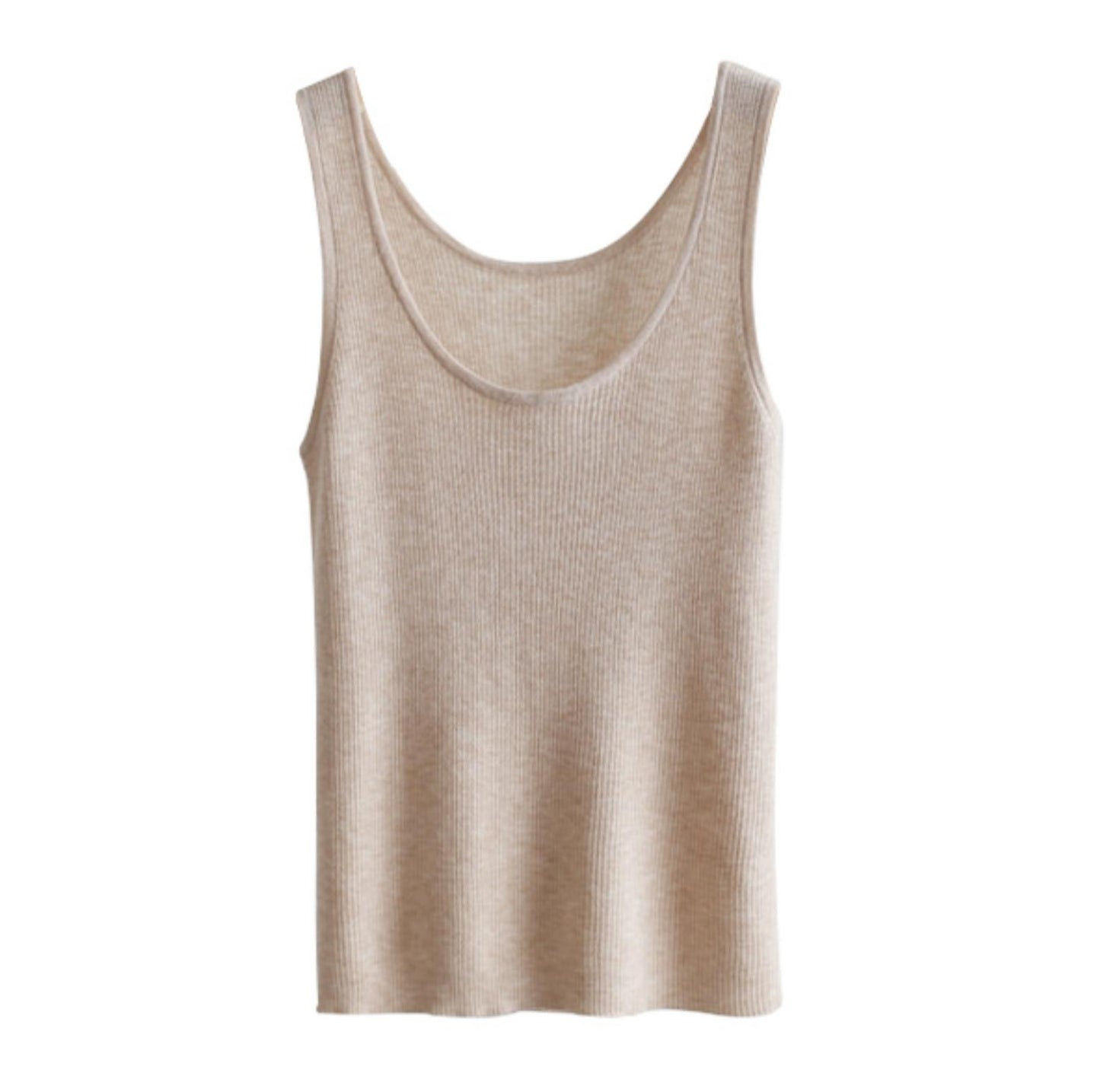Soft Wool Knit Tank Top