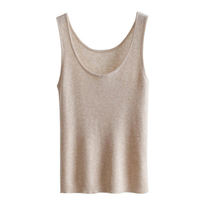 Soft Wool Knit Tank Top