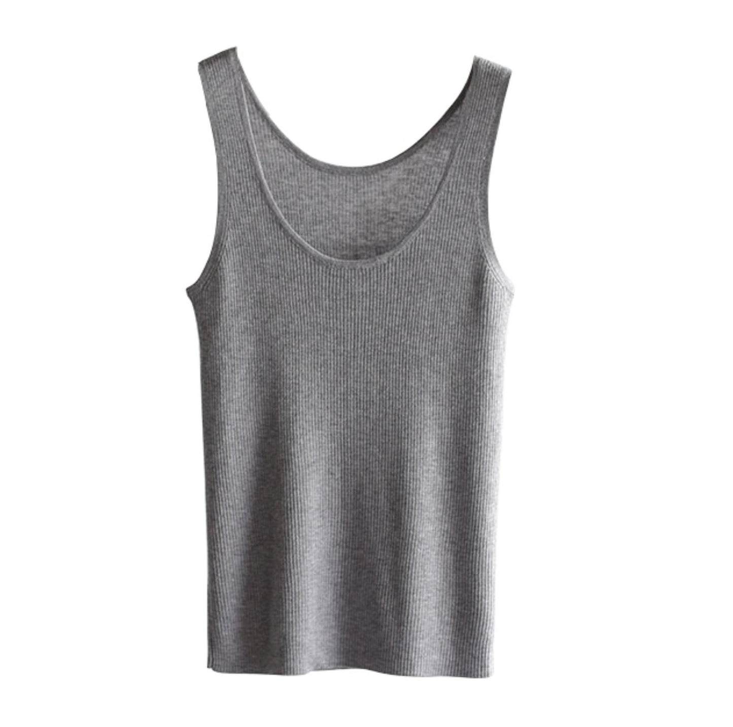 Soft Wool Knit Tank Top
