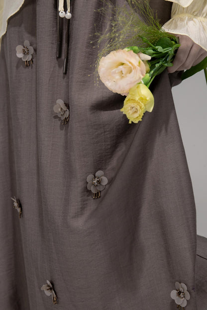 Feathered Lemon Suspenders Set