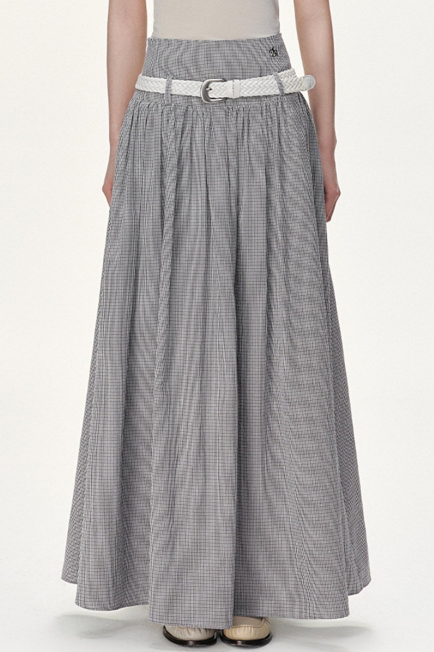 Flowy Solid Flare Skirt