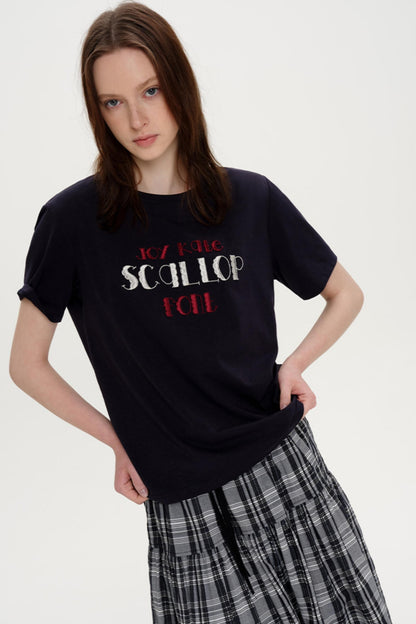 Retro Embroidered Tee