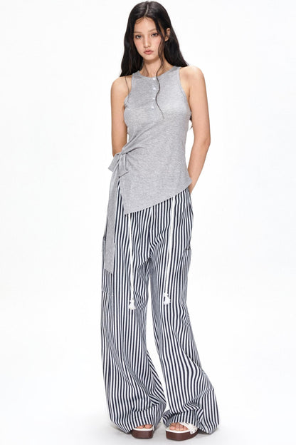 Apricot Tie-Front Camisole