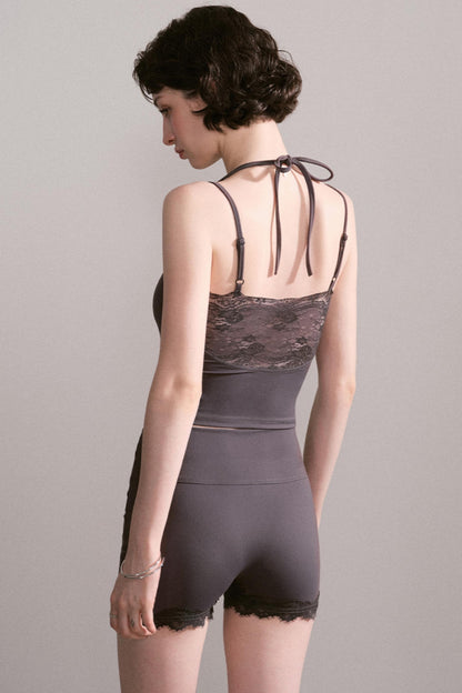 Lace Trim Activewear Set-Up