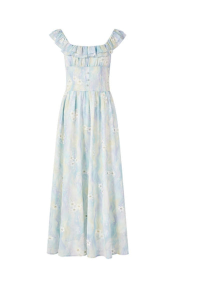 Summer Chiffon A-Line Dress