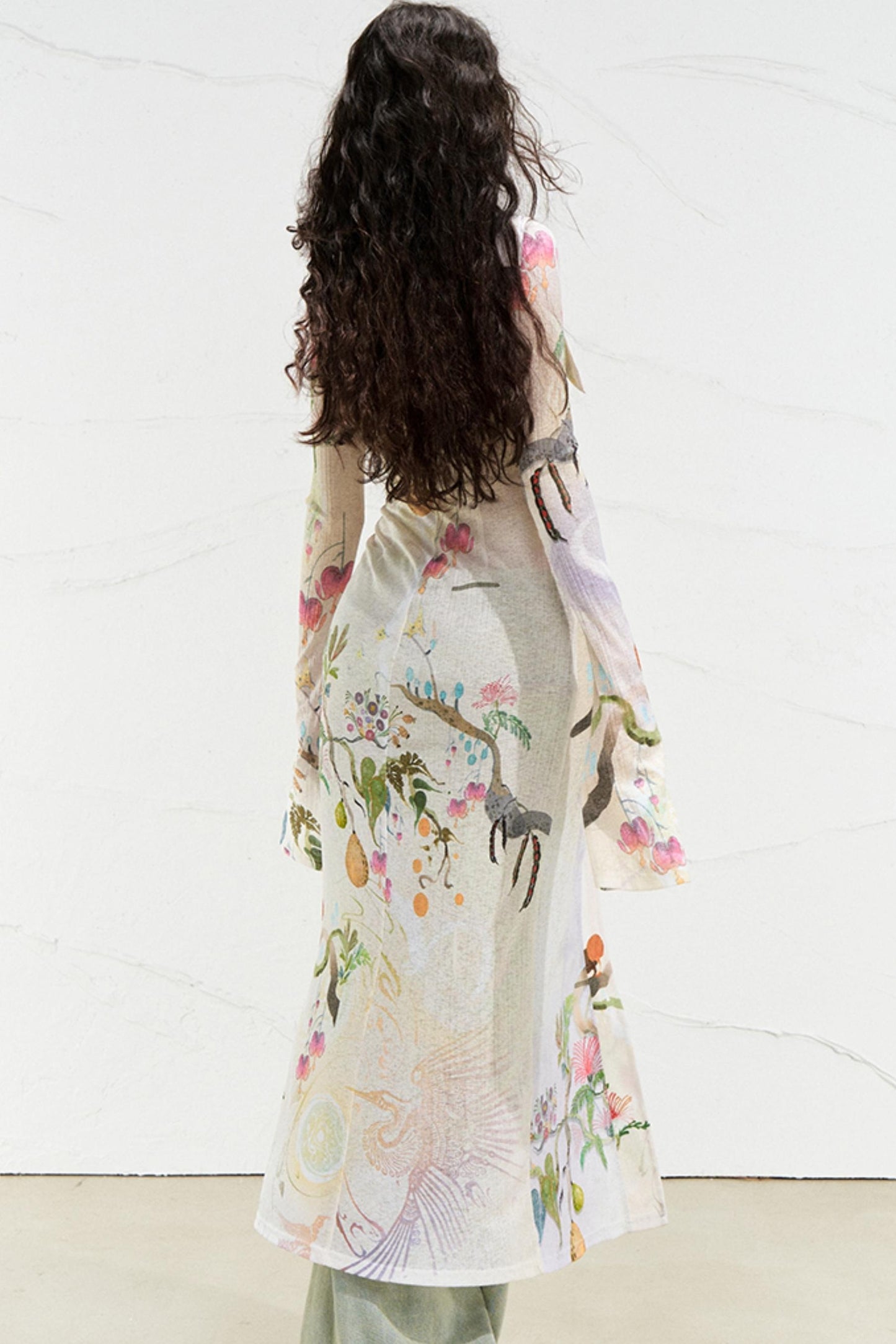 Fantasy Botanical Knit Shirt