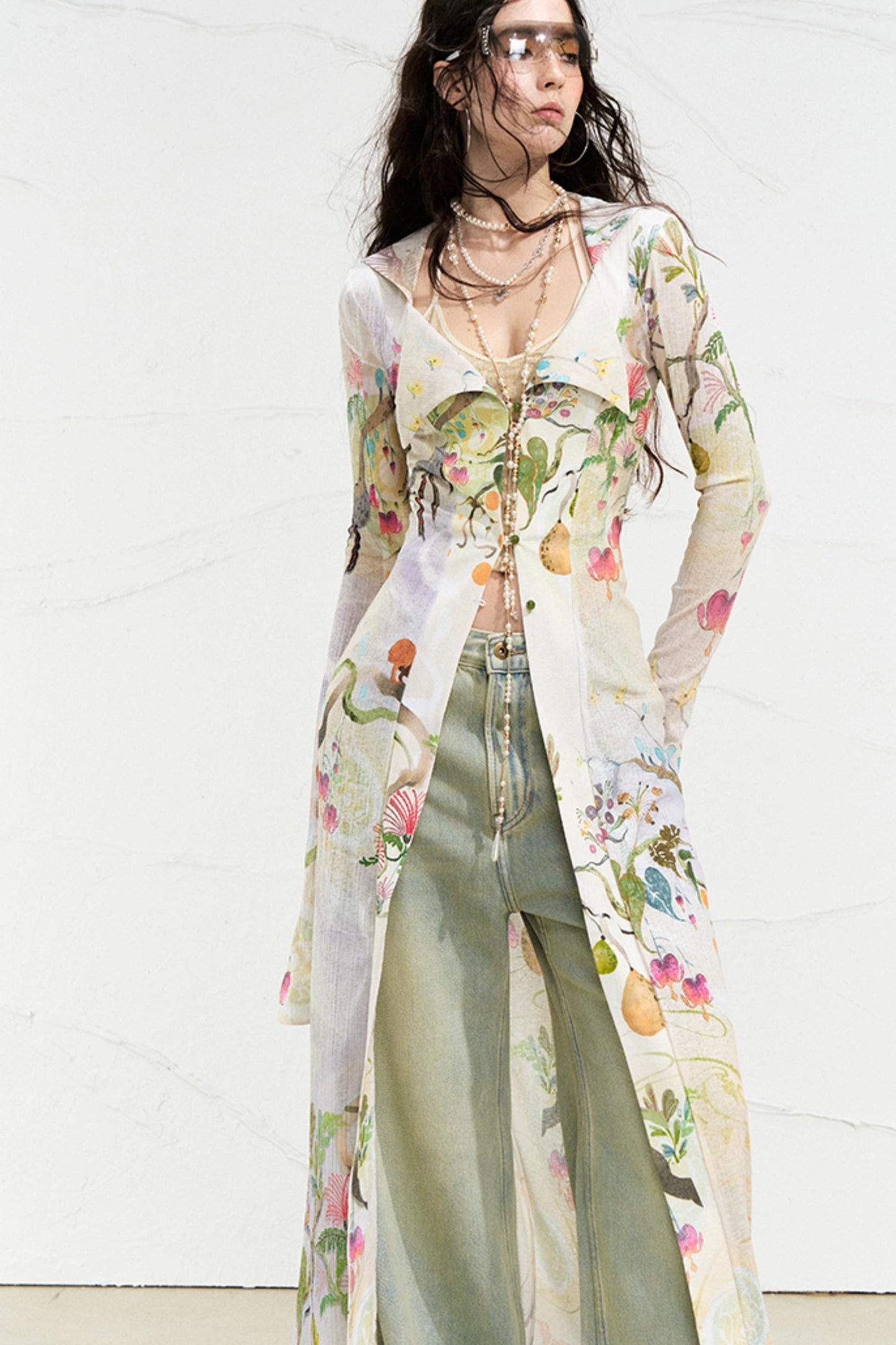 Fantasy Botanical Knit Shirt