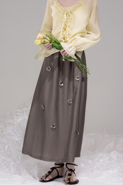 Feathered Lemon Suspenders Set