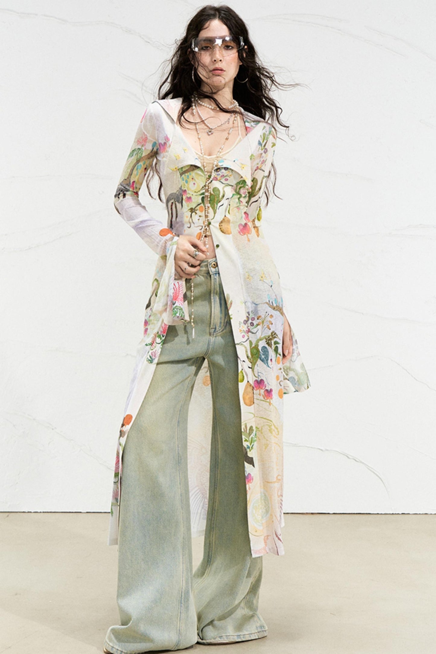 Fantasy Botanical Knit Shirt