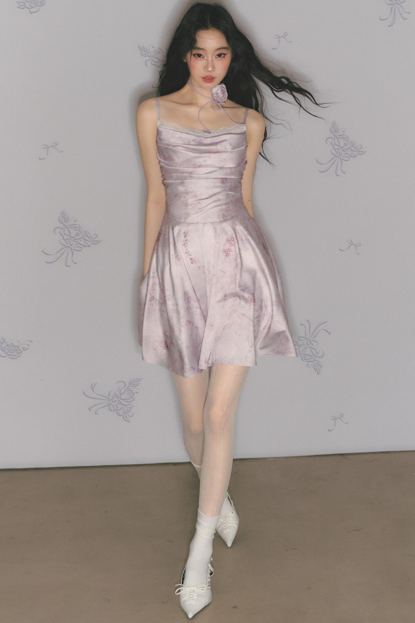 Pleated Waist Elegance Dress