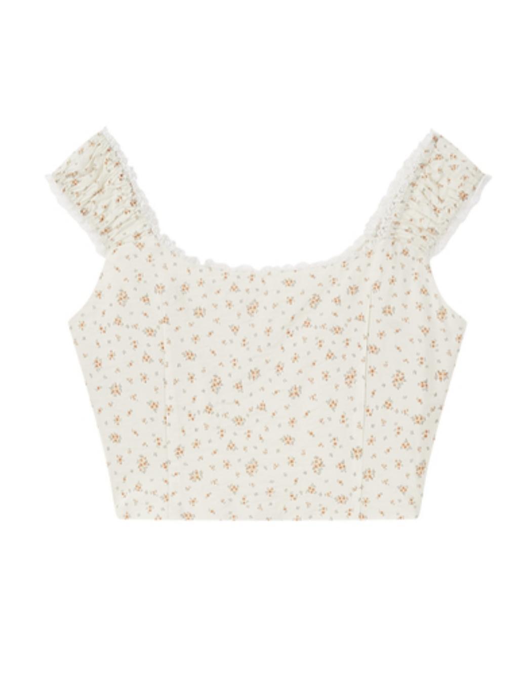 Floral Lace Summer Skirt Set-Up