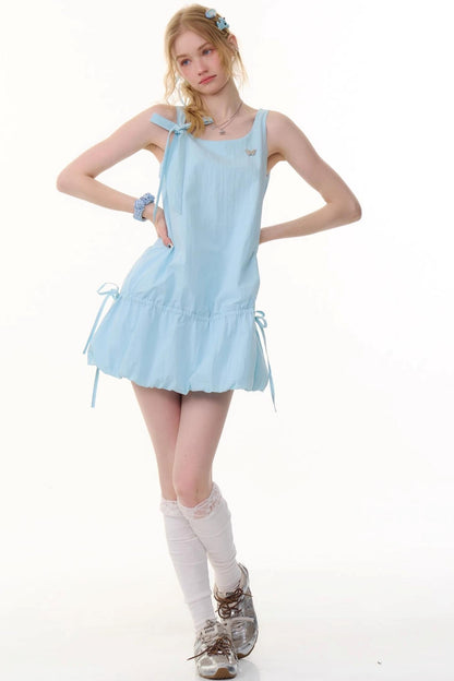 Summer Chic Tie-Waist Camisole Dress