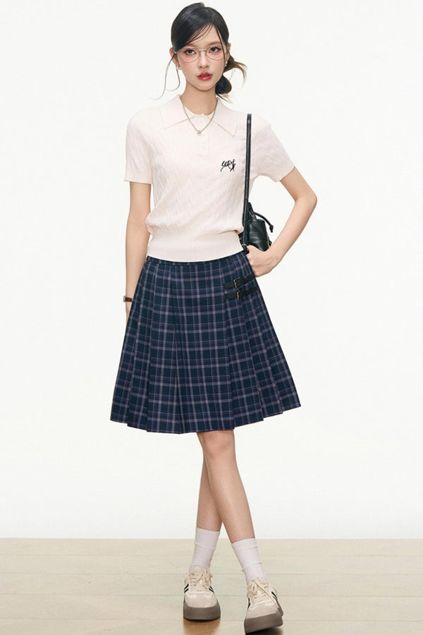 Chic Knit Skirt Set-Up