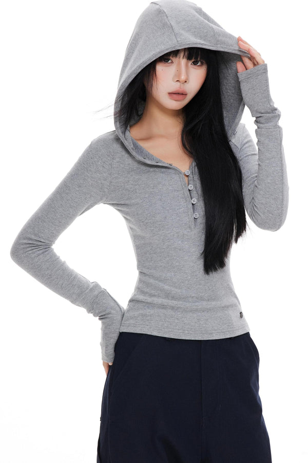 Knitted Long Sleeve T-Shirt