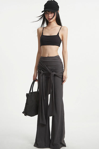Strappy Flared Pants