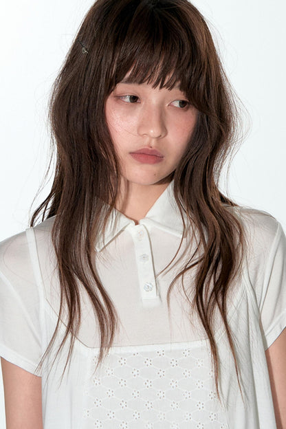 Summer Breathable Tencel Patchwork Dress Set