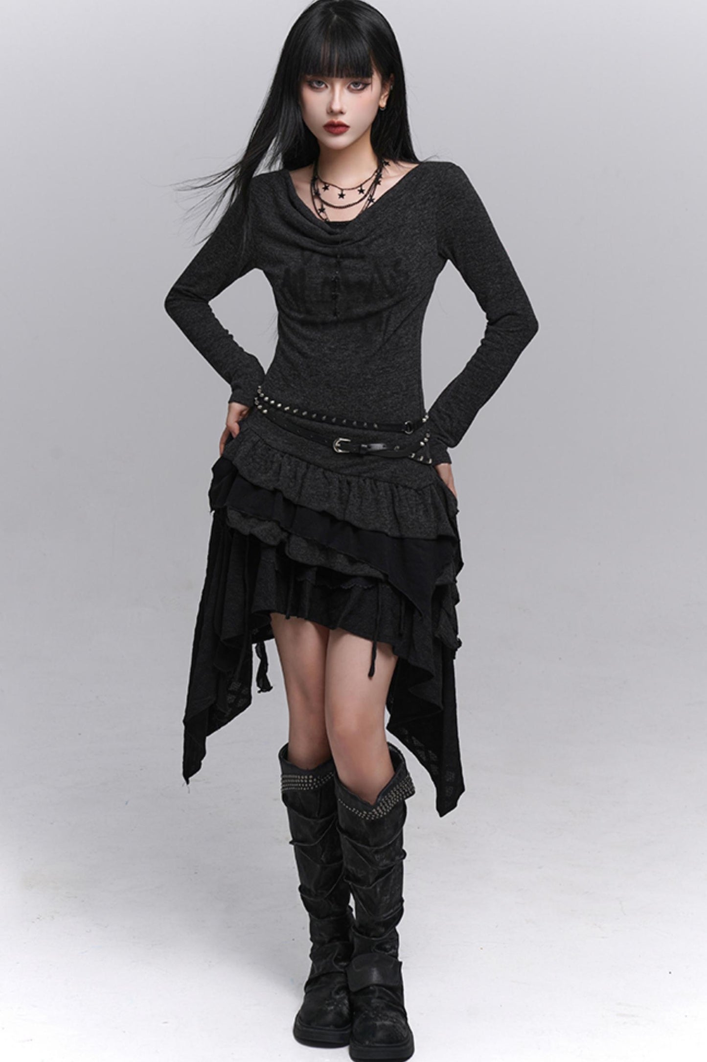 Élégant faux haut deux pièces slim