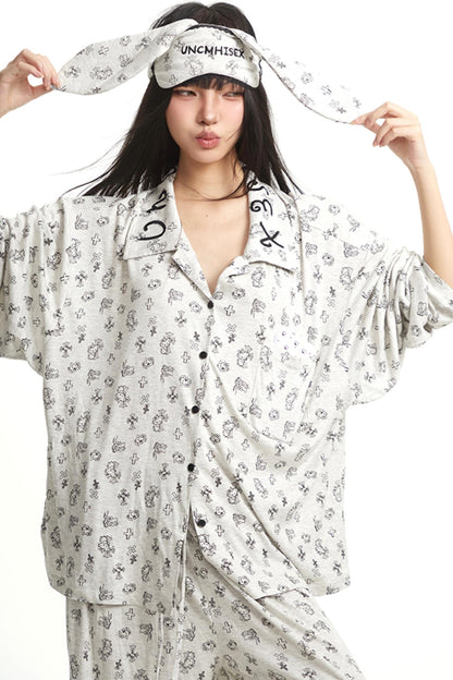 Long Sleeve Pajamas Set-Up