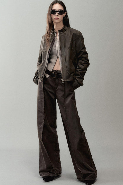 Spliced Knitted Cardigan