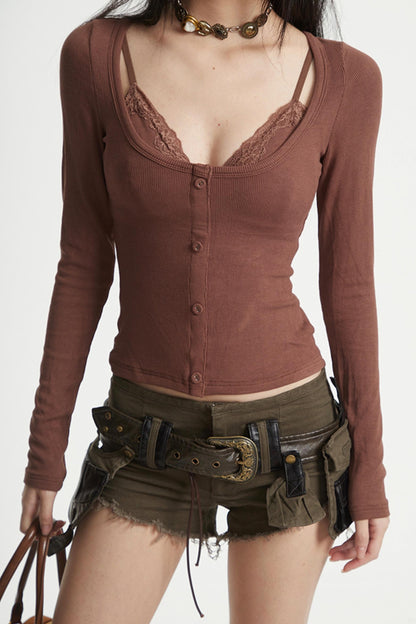 Pure Lace Sleeve Top