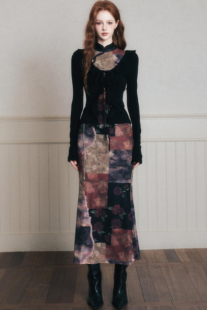 Vintage Chinese Cheongsam Dress